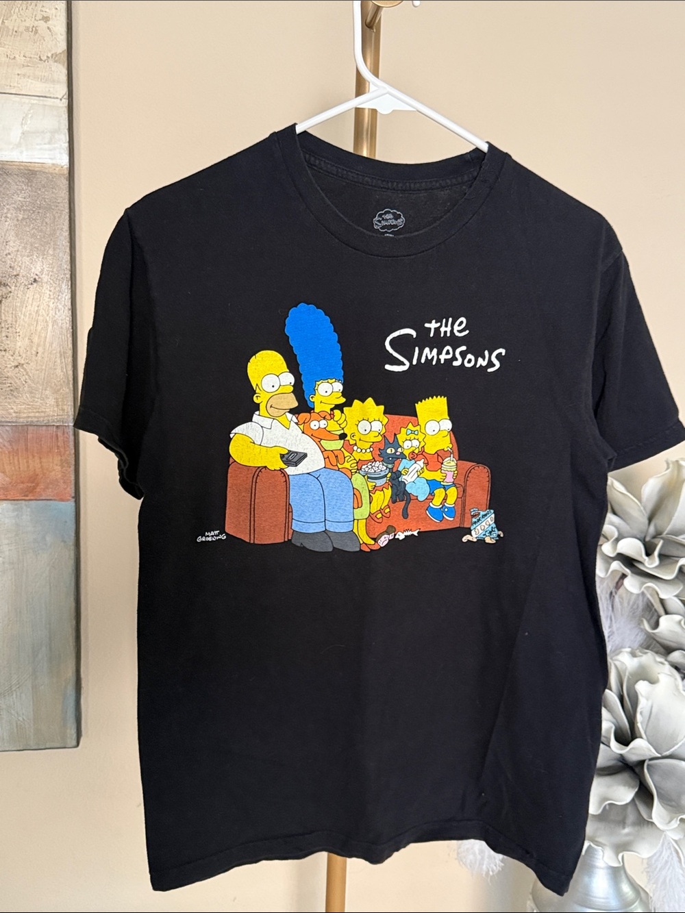 The Simpsons Family Graphic Tee - Black